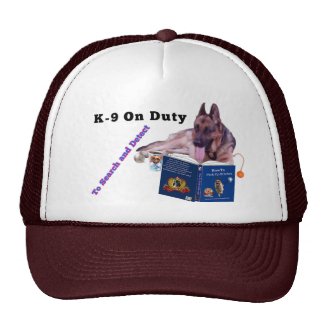 German Shepherd K9 On Duty Hat